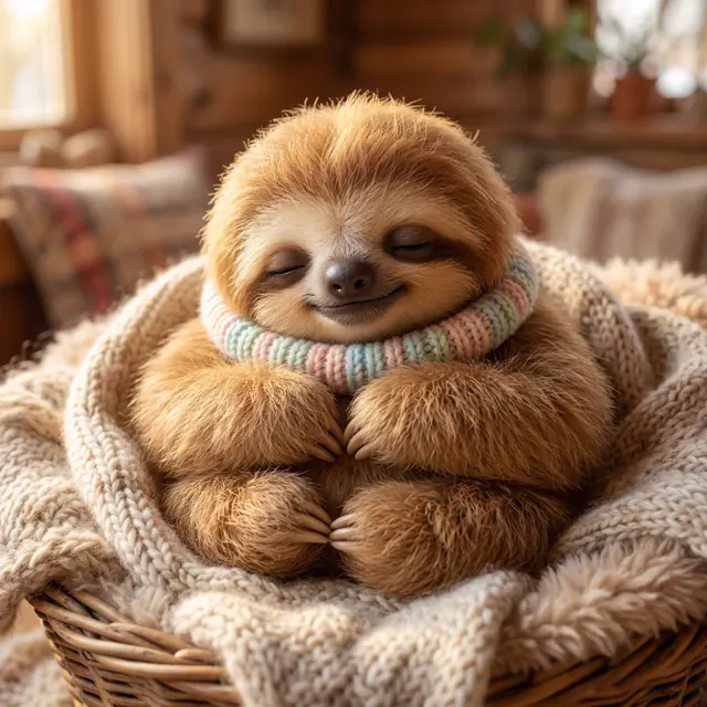 03. 焦焦 (Slothie) —— 慢调焦糖抱膝树懒