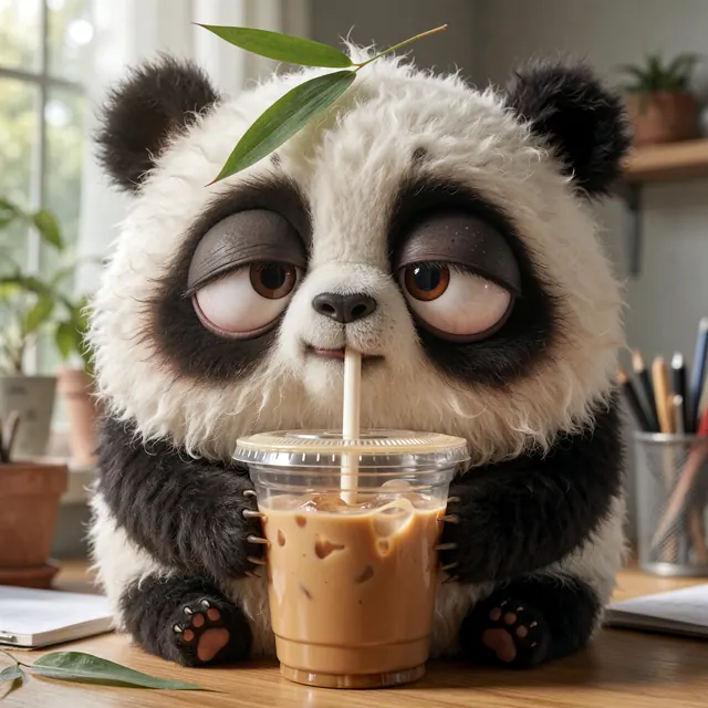 01. 咖啡续命 · 熊猫崽崽