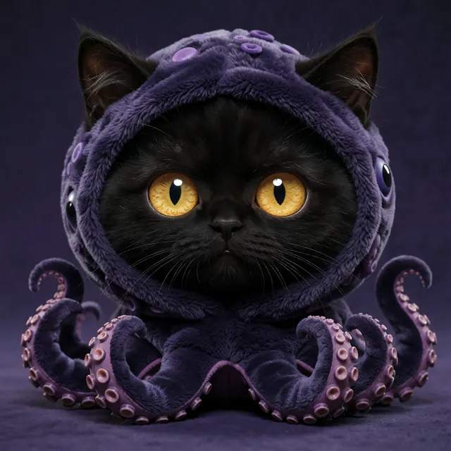 15. 克苏鲁小恶霸 · 触手黑猫
