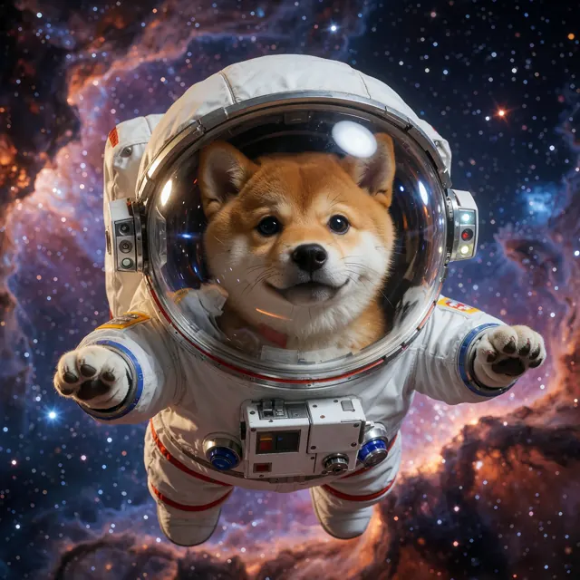 40. 宇航小先锋 · 鱼缸头盔小柴犬