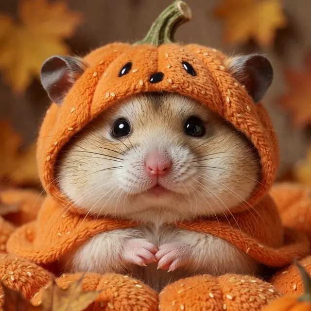 06. 南瓜幽灵胖仓鼠 (Pumpkin Ghoul Hamster)