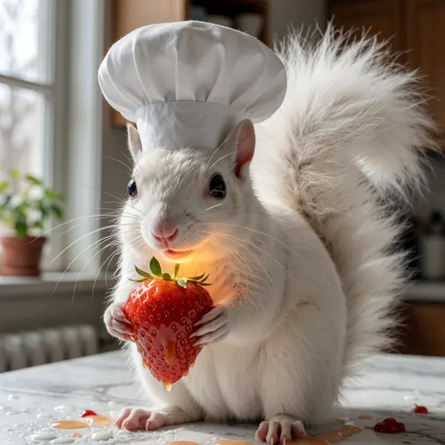 24. 米其林小主厨白松鼠 (Chef Squirrel)